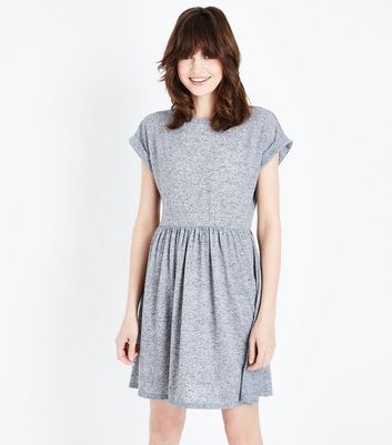 Short Grey Jersey Dress